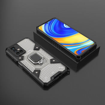 Husa telefon Xiaomi Redmi 10 2021 / Redmi 10 2022 - Techsuit Honeycomb Armor - Black - Img 3