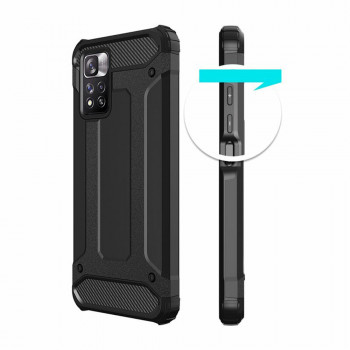 Husa telefon Xiaomi Redmi Note 11 Pro+ 5G Techsuit - Hybrid Armor - Black - Img 3