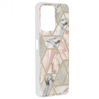 Husa telefon Xiaomi Redmi Note 12 5G / Poco X5 - Techsuit Marble Series - Pink Hex - Img 2
