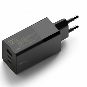 Incarcator Priza USB, 2x Type-C Fast Charging - Ringke - Black - Img 3