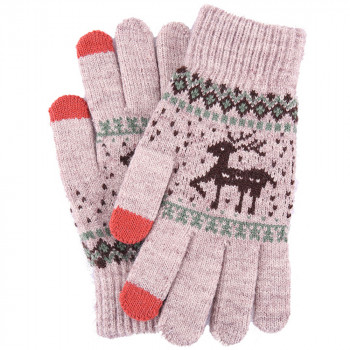 Manusi Touchscreen - Techsuit Raindeer Woolen (ST0002) - Khaki - Img 3