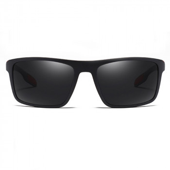 Ochelari de Soare - Techsuit Polarised TR90 (MM101) - Matte Black / Red - Img 2