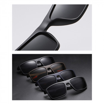 Ochelari de Soare - Techsuit Polarised TR90 (MM101) - Matte Blue / Red - Img 3