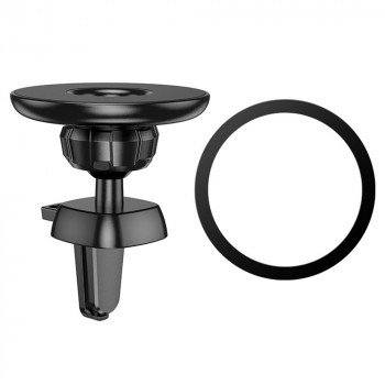 Suport Auto Magnetic pentru Grila de Ventilatie Auto - Hoco (CA112) - Black - Img 4