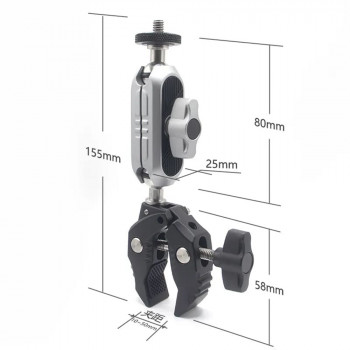 Suport Multifunctional GoPro - Techsuit (JX-006) - Black - Img 2