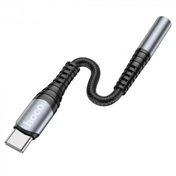 Cablu Audio Adaptor Type-C la Jack 1.2cm - Hoco (LS33) - Grey - Img 4