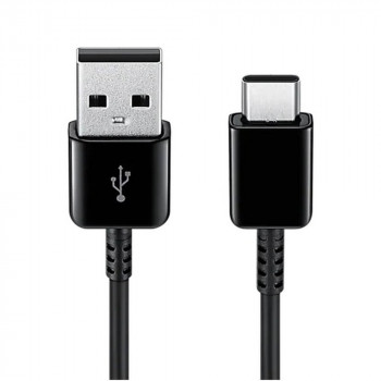 Cablu de Date USB-A to Type-C 2A, 480Mbps, 1.5m - Samsung (EP-DG930IBEGWW) - Black (Blister Packing) - Img 2