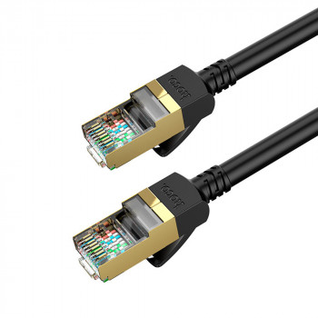 Cablu de Internet RJ45 la RJ45 1Gbps, 1m - Hoco Level (US02) - Black - Img 4