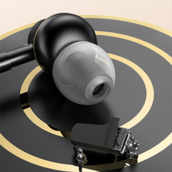 Casti Audio In-Ear Type-C, 1,2m - USAMS (EP-43) - Black - Img 2