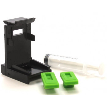Dispozitiv incarcare si desfundare cartuse CANON PG540 PG-540XL CL541 CL-541XL negre si color cu 2 ventuze si seringa