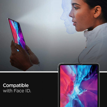 Folie pentru tableta Apple iPad Air 4 (2020) / Air 5 (2022) - Spigen Glas.TR Slim - Clear - Img 3