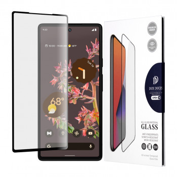 Folie protectie telefon Google Pixel 6 - Dux Ducis Tempered Glass - Black