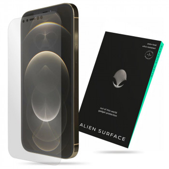 Folie protectie telefon iPhone 12 Pro Max - Alien Surface Screen Case Friendly - Transparent