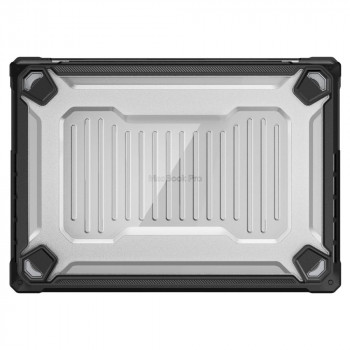 Husa pentru Apple MacBook Pro 14" (2021 / 2022 / 2023) - Spigen Rugged Armor - Black - Img 3