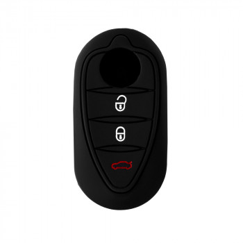 Husa pentru cheie Alfa Romeo Mito, Giulietta, GTO - Techsuit Car Key Case (1019.01) - Black