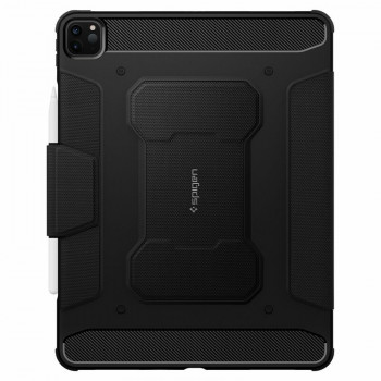 Husa pentru tableta Apple iPad Pro 12.9 (2021 / 2022) - Spigen Rugged Armor Pro - Black - Img 2