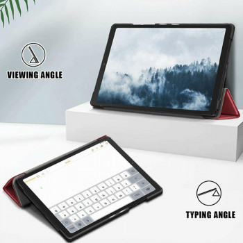 Husa pentru tableta Samsung Galaxy Tab A7 Lite - Techsuit FoldPro - Rosu - Img 4