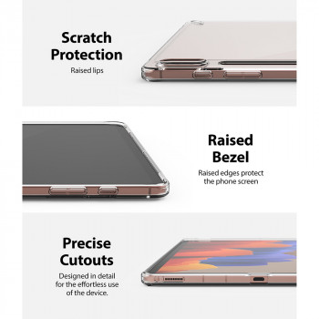 Husa pentru tableta Samsung Galaxy Tab S7 Plus 12.4 T970/T976 - Ringke Fusion - Clear - Img 2