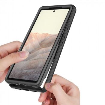 Husa telefon Google Pixel 6 + Folie - Techsuit Defense360 Pro - Black - Img 3