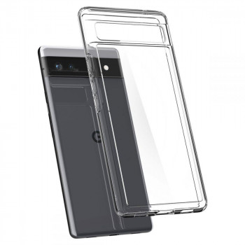Husa telefon Google Pixel 6a - Spigen Ultra Hybrid - Crystal Clear - Img 2