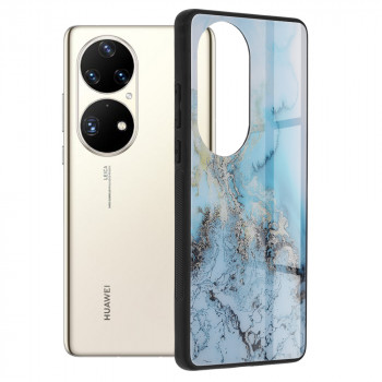 Husa telefon Huawei P50 Pro - Techsuit Glaze Series - Blue Ocean