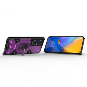 Husa telefon Huawei P50 - Techsuit Honeycomb Armor - Rose-Violet - Img 2
