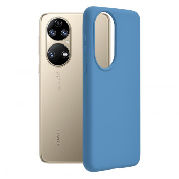 Husa telefon Huawei P50 - Techsuit Soft Edge Silicone - Denim Blue