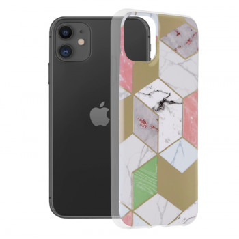 Husa telefon iPhone 11 - Techsuit Marble Series - Purple Hex