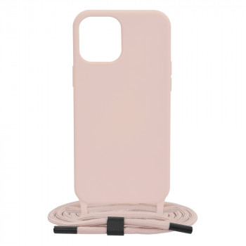 Husa telefon iPhone 12 Pro Max - Techsuit Crossbody Lanyard - Pink