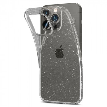 Husa telefon iPhone 14 Pro Max - Spigen Liquid Crystal Glitter - Crystal Quartz - Img 3