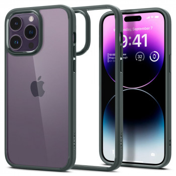 Husa telefon iPhone 14 Pro Max - Spigen Ultra Hybrid - Abyss Green