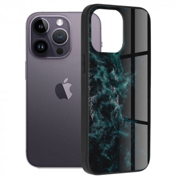 Husa telefon iPhone 14 Pro Max - Techsuit Glaze Series - Blue Nebula