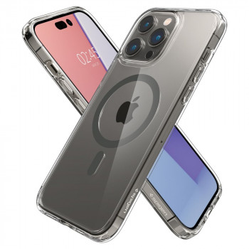 Husa telefon iPhone 14 Pro - Spigen Ultra Hybrid MagSafe - Graphite - Img 4