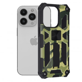 Husa telefon iPhone 14 Pro - Techsuit Blazor Series - Camo Lime
