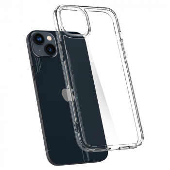 Husa telefon iPhone 14 - Spigen Ultra Hybrid - Crystal Clear - Img 2