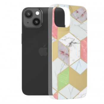 Husa telefon iPhone 14 - Techsuit Marble Series - Purple Hex