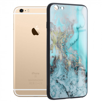 Husa telefon iPhone 6 Plus / 6s Plus - Techsuit Glaze Series - Blue Ocean