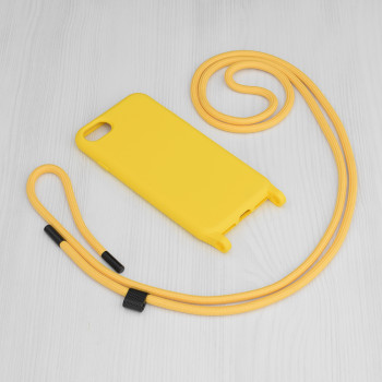 Husa telefon iPhone 7 / 8 / SE 2, SE 2020 / SE 3, SE 2022 - Techsuit Crossbody Lanyard - Yellow - Img 2