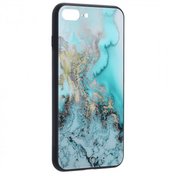Husa telefon iPhone 7 Plus / 8 Plus - Techsuit Glaze Series - Blue Ocean - Img 2