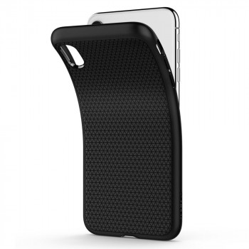 Husa telefon iPhone XR - Spigen Liquid Air - Black - Img 4