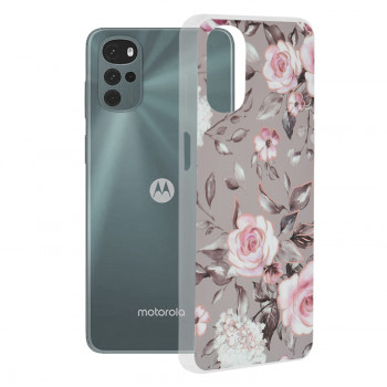 Husa telefon Motorola Moto G22 - Techsuit Marble Series - Bloom of Ruth Gray