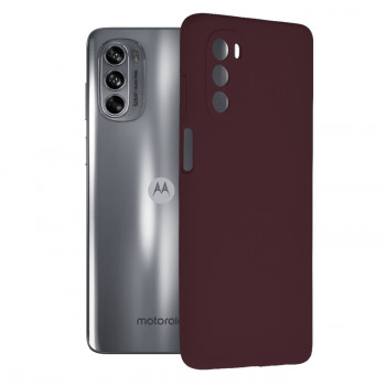 Husa telefon Motorola Moto G62 5G - Techsuit Soft Edge Silicone - Plum Violet - Img 1