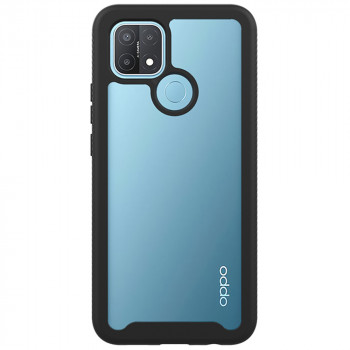 Husa telefon Oppo A15 / A15s + Folie - Techsuit Defense360 Pro - Black
