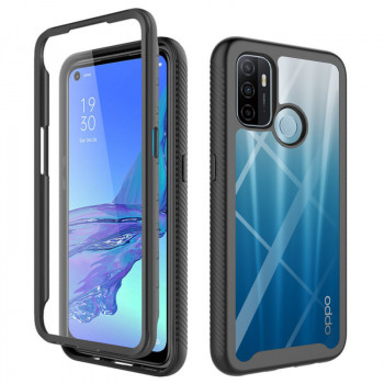 Husa telefon Oppo A53 / A53s 4G + Folie - Techsuit Defense360 Pro - Black