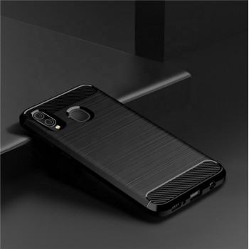 Husa telefon Samsung Galaxy A10 / M10 - Techsuit Carbon Silicone - Black - Img 4