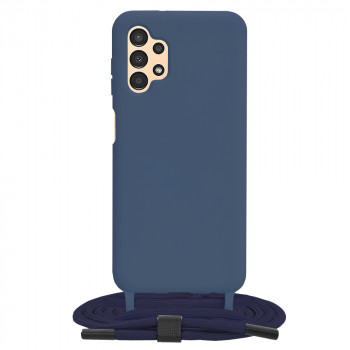 Husa telefon Samsung Galaxy A13 4G - Techsuit Crossbody Lanyard - Blue