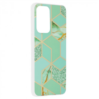 Husa telefon Samsung Galaxy A33 5G - Techsuit Marble Series - Green Hex - Img 2