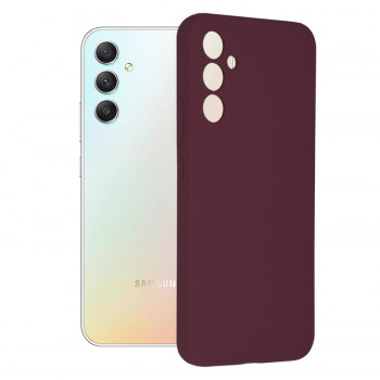 Husa telefon Samsung Galaxy A34 5G - Techsuit Soft Edge Silicone - Plum Violet - Img 1
