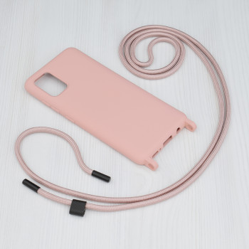 Husa telefon Samsung Galaxy A51 4G - Techsuit Crossbody Lanyard - Pink - Img 2