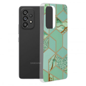 Husa telefon Samsung Galaxy A53 5G - Techsuit Marble Series - Green Hex